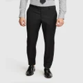 Oxford - Dinner Suit Trousers W Satin Tape - Suits & Blazers (Black) Dinner Suit Trousers W-Satin Tape
