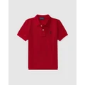 Polo Ralph Lauren - The Iconic Mesh Polo Shirt Kids - Shirts & Polos (Red) The Iconic Mesh Polo Shirt - Kids