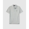 Polo Ralph Lauren - The Iconic Mesh Polo Shirt Toddler - Shirts & Polos (New Grey Heather) The Iconic Mesh Polo Shirt - Toddler