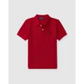 Polo Ralph Lauren - The Iconic Mesh Polo Shirt Toddler - Shirts & Polos (Red) The Iconic Mesh Polo Shirt - Toddler