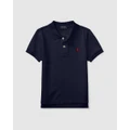 Polo Ralph Lauren - The Iconic Mesh Polo Shirt Kids - Shirts & Polos (French Navy) The Iconic Mesh Polo Shirt - Kids