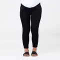 Ripe Maternity - Isla Ankle Grazer Jeggings - Jeans (Black) Isla Ankle Grazer Jeggings