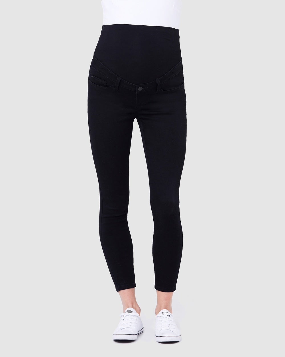 Ripe Maternity - Rebel Ankle Grazer Jeggings - Jeans (Black) Rebel Ankle Grazer Jeggings