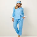 Wanderluxe Sleepwear - Hydrangea Skies Pyjama Set - Two-piece sets (Cornflower Blue) Hydrangea Skies Pyjama Set