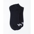 adidas Originals - Trefoil Liner Socks 3 Pack - Underwear & Socks (Black & White) Trefoil Liner Socks 3 Pack