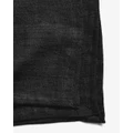 Aura Home - Vintage Linen Napkin Set - Home (Black) Vintage Linen Napkin Set