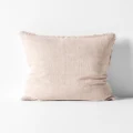 Aura Home - Vintage Linen Fringe Cushion - Home (Pink) Vintage Linen Fringe Cushion