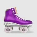 Crazy Skates - Disco Glam Size Adjustable - Performance Shoes (Purple) Disco Glam - Size Adjustable