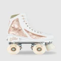 Crazy Skates - Disco Glitz Size Adjustable - Performance Shoes (Rose Gold) Disco Glitz - Size Adjustable