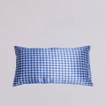 SILK MAGNOLIA - Pure Silk Pillowcase - Home (Blue) Pure Silk Pillowcase