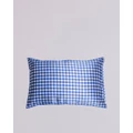 SILK MAGNOLIA - Pure Silk Pillowcase - Home (Blue) Pure Silk Pillowcase
