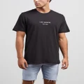 Lee - Classic Embroidery Tee - T-Shirts & Singlets (Black) Classic Embroidery Tee