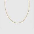 Ichu - Gold Ball Chain Choker - Jewellery (Gold Plated) Gold Ball Chain Choker