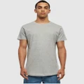 Urban Classics - UC Shaped Long Tee - Short Sleeve T-Shirts (Grey) UC Shaped Long Tee
