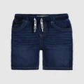 Levi's - Skinny Fit Pull On Shorts Kids - Denim (Primetime) Skinny Fit Pull-On Shorts - Kids
