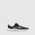 Nike - Downshifter 12 Pre School - Lifestyle Shoes (Black/White/Smoke Grey) Downshifter 12 Pre-School