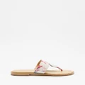 Naturalizer - Frankie Toe Post Sandal - Sandals (Pink Floral) Frankie Toe Post Sandal