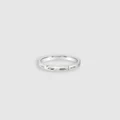 Ichu - Personalised Letter I Ring - Jewellery (Silver) Personalised Letter I Ring
