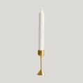 No.22 - Gold Candlestick Holder Medium - Home (Gold) Gold Candlestick Holder Medium