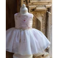 Bebe by Minihaha - Embroidered Tutu Dress Babies - Bloomers (Pale Pink) Embroidered Tutu Dress - Babies