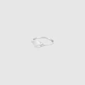 Ichu - Fine Concave Ring - Jewellery (Silver) Fine Concave Ring