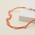 Senso - Daisy Chain Anklet - Jewellery (Orange) Daisy Chain Anklet