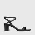 Wittner - Carelinah Leather Block Heel Sandals - Sandals (Black) Carelinah Leather Block Heel Sandals