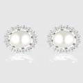 Georgini - Esteem Pearl Earrings - Jewellery (Silver) Esteem Pearl Earrings
