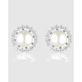 Georgini - Esteem Pearl Earrings - Jewellery (Silver) Esteem Pearl Earrings