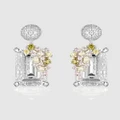 Georgini - Summer Sorbet Bubblegum Blossom Earrings - Jewellery (Silver) Summer Sorbet Bubblegum Blossom Earrings
