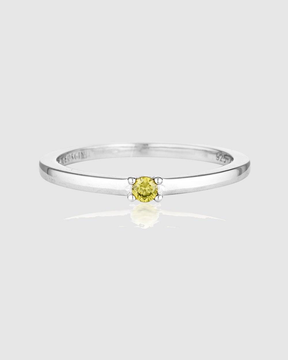 Georgini - Summer Sorbet Mini Marshmallow Ring - Jewellery (Silver) Summer Sorbet Mini Marshmallow Ring