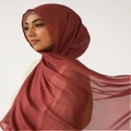 Hijab House - Marsala Modal Hijab - Headwear (Brown) Marsala Modal Hijab