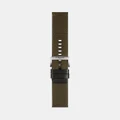 Tissot - Official Fabric Strap Lugs 22mm - Watches (Khaki & Black) Official Fabric Strap Lugs 22mm