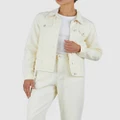 Amelius - Alliance Drill Denim Jacket - Denim jacket (Cream) Alliance Drill Denim Jacket