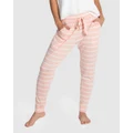 Deshabille - Emily Lounge Pant - Sleepwear (Pink / White) Emily Lounge Pant