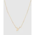 By Charlotte - Love Letter 'W' Necklace - Jewellery (Gold) Love Letter 'W' Necklace