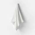 Linen House - Nara Cotton Bamboo Towel - Bathroom (White) Nara Cotton Bamboo Towel
