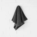 Aura Home - Waffle Hand Towel - Bathroom (Black) Waffle Hand Towel