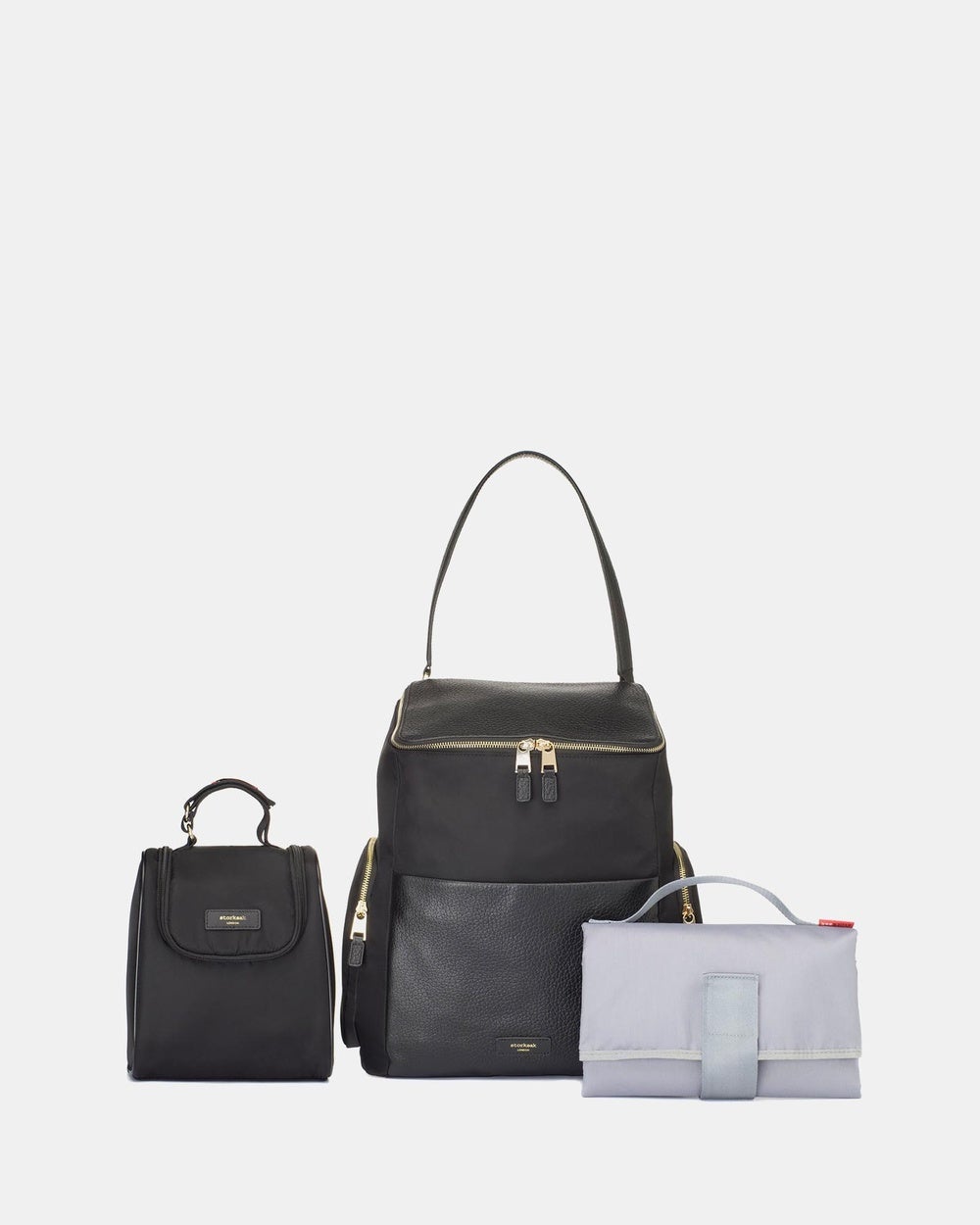 Storksak - Alyssa Nappy Bag - Backpacks (Black) Alyssa Nappy Bag
