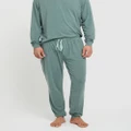 Bamboo Body - Men's Chill Pants - Sleepwear (Moss Green) Men's Chill Pants