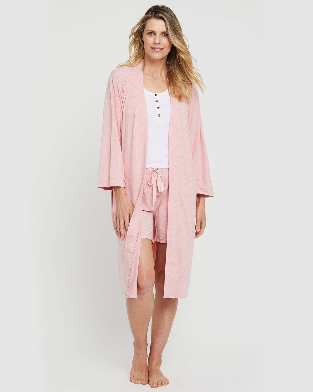 Bamboo Body - Sleepwear Robe - Sleepwear (Rose) Sleepwear Robe
