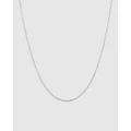 Kuzzoi - ICONIC EXCLUSIVE Necklace Men Basic Twisted Cord Fine in 925 Sterling Silver - Jewellery (Silver) ICONIC EXCLUSIVE - Necklace Men Basic Twisted Cord Fine in 925 Sterling Silver
