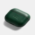 Bellroy - Pod Jacket 3rd Generation – (Leather Case for Apple AirPods 3rd Generation) - Jewellery (Green) Pod Jacket 3rd Generation – (Leather Case for Apple AirPods 3rd Generation)