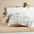 Linen House - Vienna 300TC Cotton Percale Sheet Set - Home (Silver) Vienna 300TC Cotton Percale Sheet Set