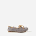 Ozwear Connection Uggs - Ugg Kids Romy Moccasin - Boots (GREY) Ugg Kids Romy Moccasin