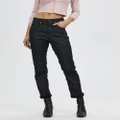 DRICOPER DENIM - Mika Straight Jeans - High-Waisted (Coated Black) Mika Straight Jeans
