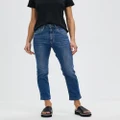 DRICOPER DENIM - Mika Straight Jeans - High-Waisted (Blur Blue) Mika Straight Jeans