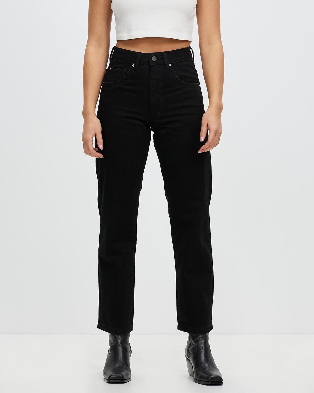 DRICOPER DENIM - Evie Wide Jeans - High-Waisted (Black) Evie Wide Jeans