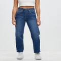 DRICOPER DENIM - Evie Wide Jeans - High-Waisted (Blur Blue) Evie Wide Jeans