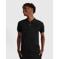 Country Road - Teen Recycled Cotton Blend Polo Shirt - T-Shirts & Singlets (Black) Teen Recycled Cotton Blend Polo Shirt